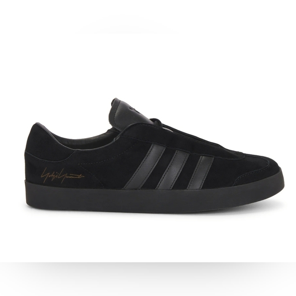 adidas Gazelle  Men’s Black Suede Sneakers with Black Stripes